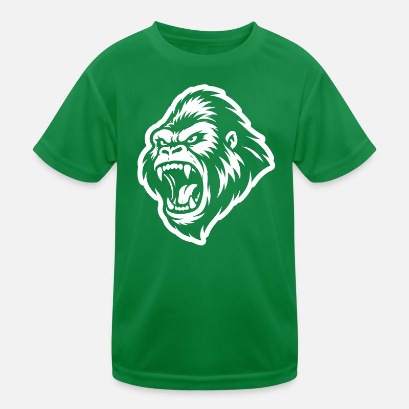 Gorilla Aggressiv Kinder Funktions-T-Shirt