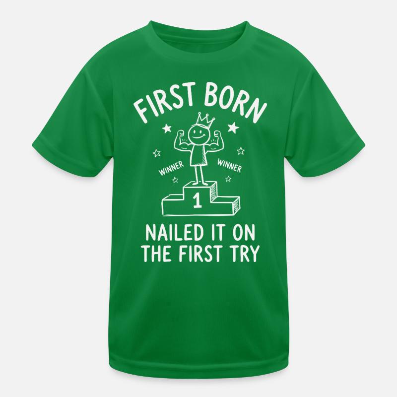 Oldest Child Department Final Version Masterpiece Kinder Funktions-T-Shirt
