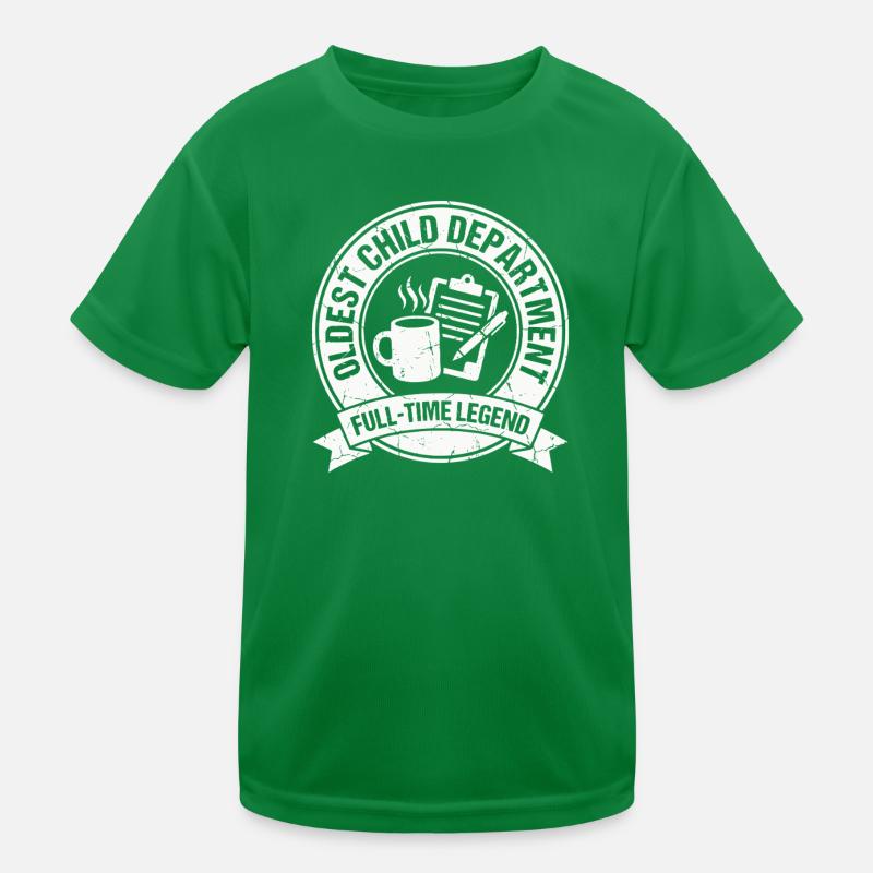  Oldest Child Department Full Time Legend Sibling Kinder Funktions-T-Shirt