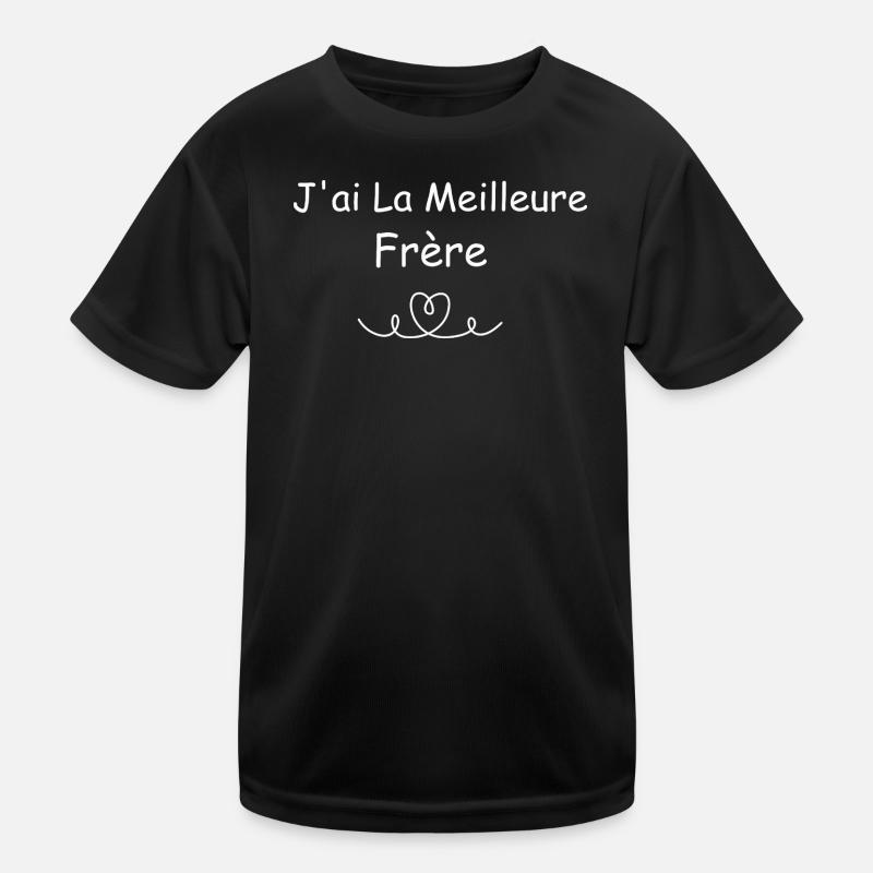 I have the best brother heart Kids Functional T-Shirt