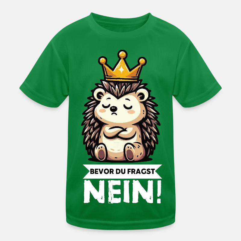 Before You Ask Hedgehog Hedgehog Lover Hedgehog Stinger Kids Functional T-Shirt
