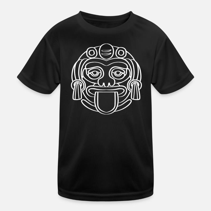 Maya kalender aztec Inka Kinder Funktions-T-Shirt