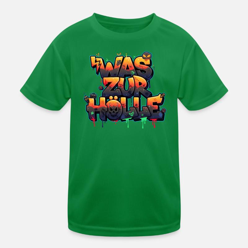 Hell, Devils & Demons Urban Street Art Graffiti Kids Functional T-Shirt