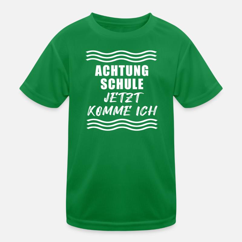 Attention école, j’arrive T-shirt sport Enfant