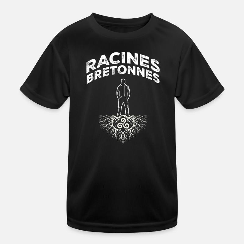 Brittany Breton Roots Triskell Identity Kids Functional T-Shirt