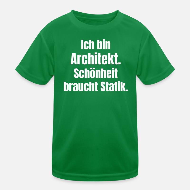 Architektur-Statement: Schönheit mit Statik Kinder Funktions-T-Shirt