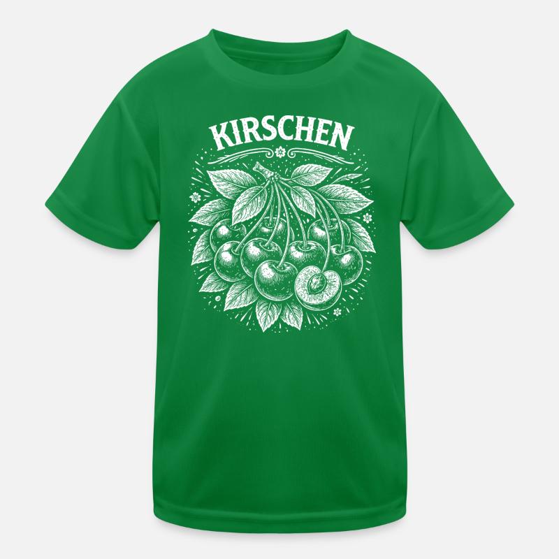 Illustration du grappe de cerisiers T-shirt sport Enfant