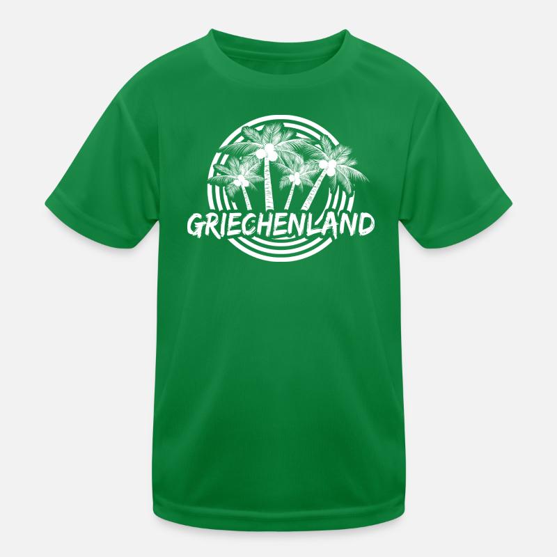 La Grèce en vacances T-shirt sport Enfant