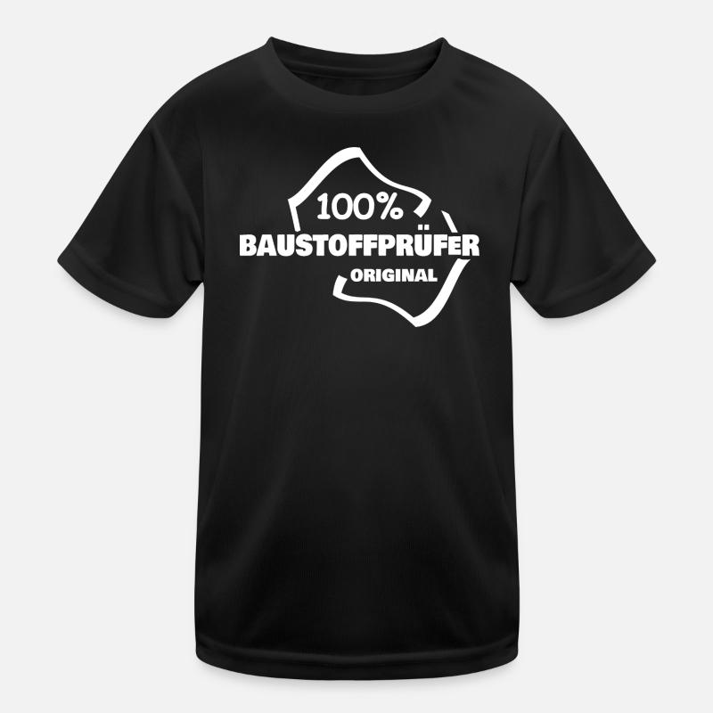 Gift for building materials tester Kids Functional T-Shirt