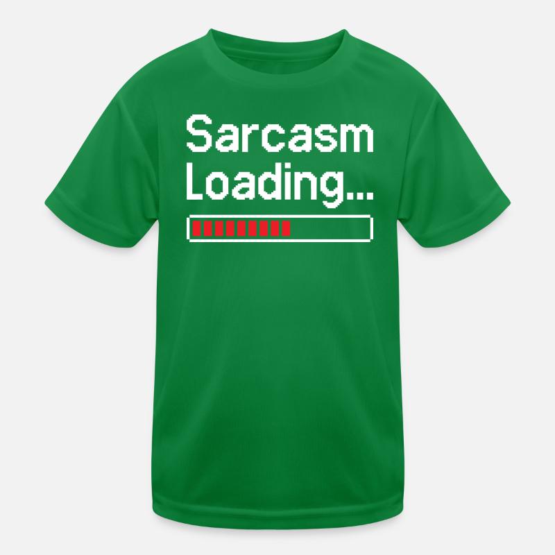 Sarcasm Loading Status Kids Functional T-Shirt