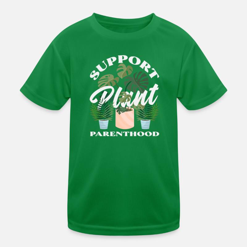 Supporting plant parenting Kids Functional T-Shirt