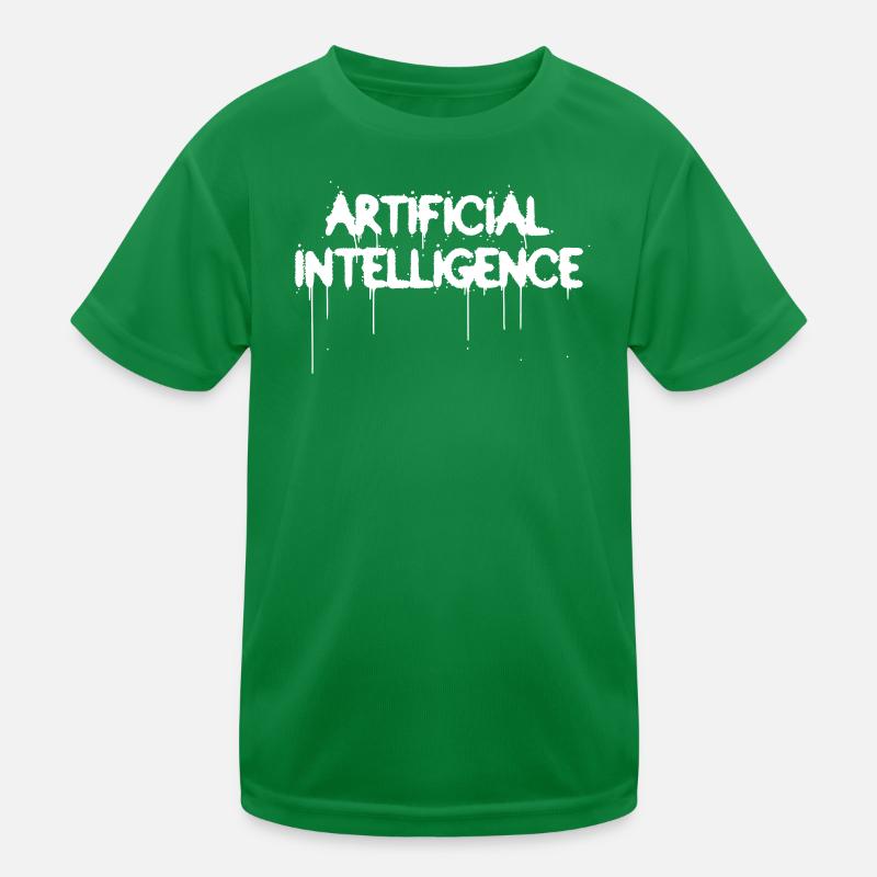 Artificial Intelligence Graffiti AI Kinder Funktions-T-Shirt