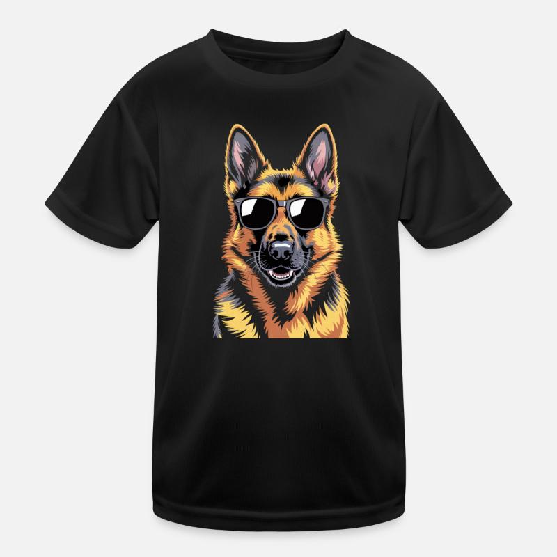 German Shepherd Kids Functional T-Shirt