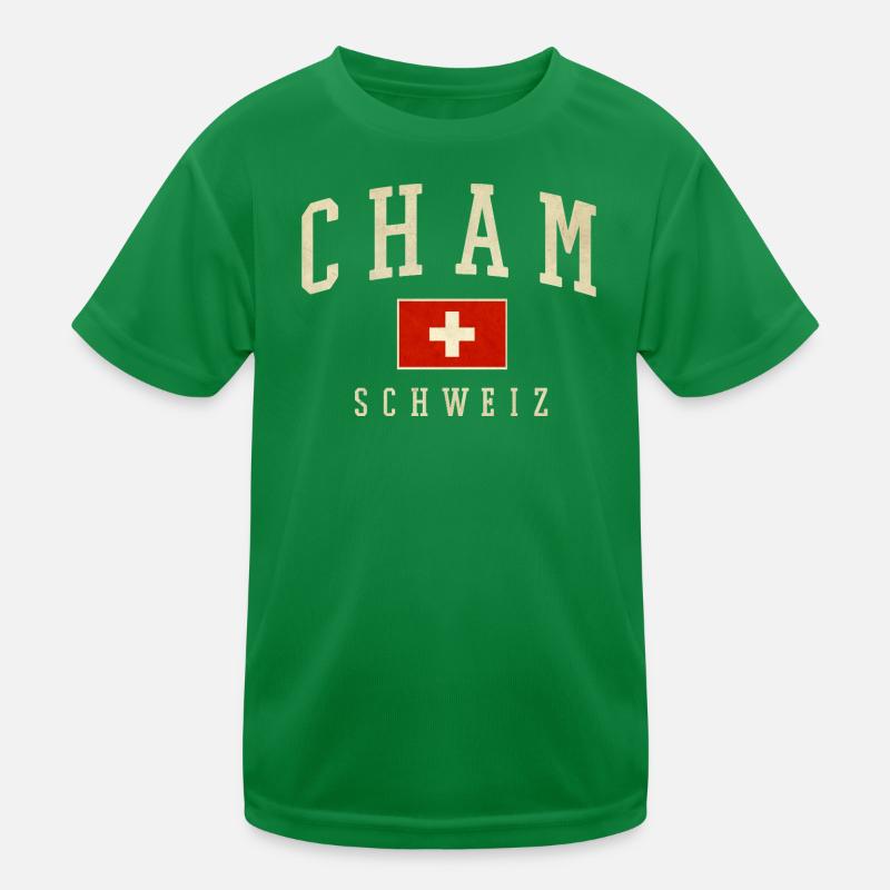 Logo vintage de CHAM SUISSE T-shirt sport Enfant