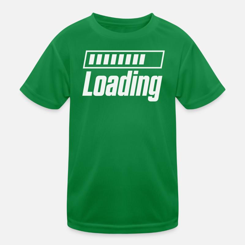 Loading Ladebalken Kinder Funktions-T-Shirt