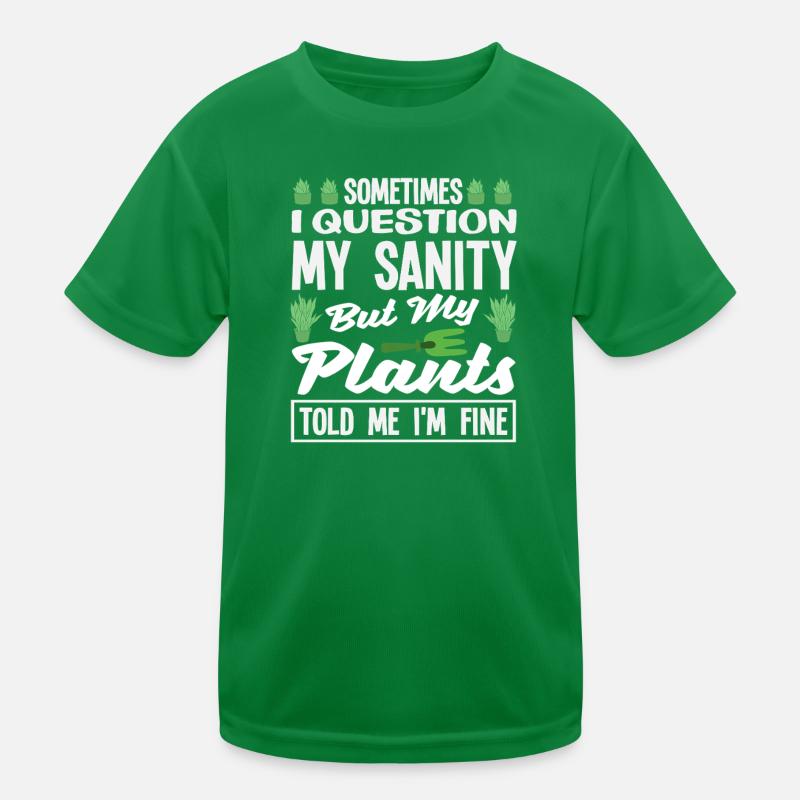 Demandez à ma raison Plant Lover T-shirt sport Enfant