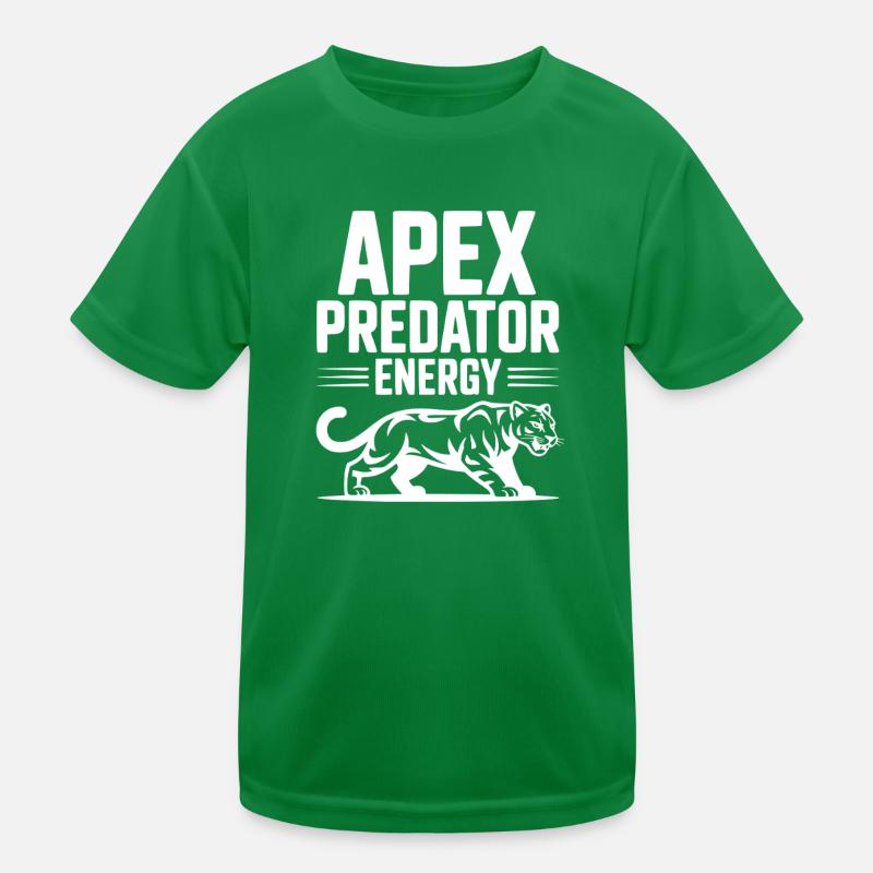 Energie des Spitzenprädators Kinder Funktions-T-Shirt