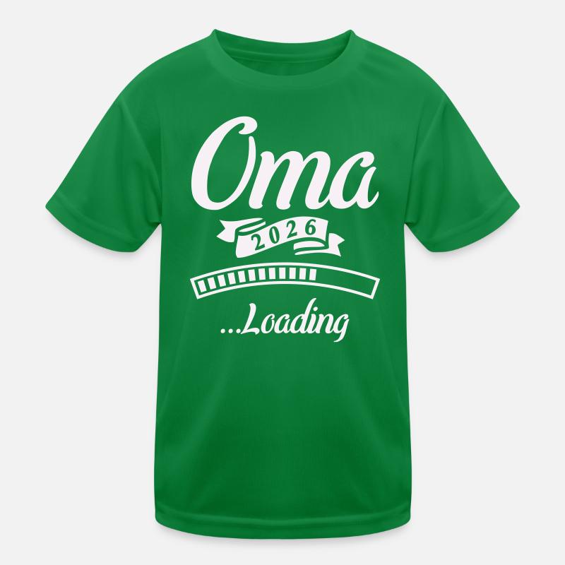 Oma 2026 Loading  Kinder Funktions-T-Shirt