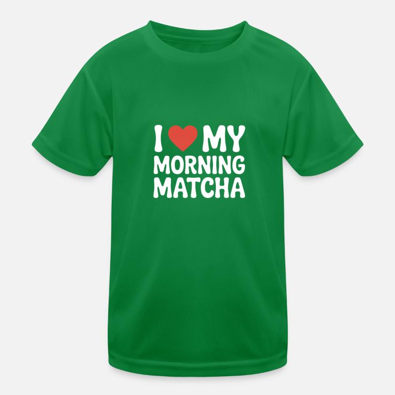 J’adore mon matcha du matin T-shirt sport Enfant