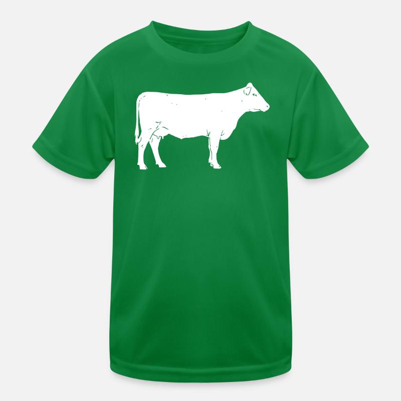 Ferme bovine Vector Élevage T-shirt sport Enfant