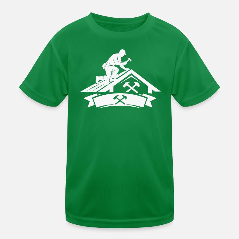 Motif de Maître Couvreur T-shirt sport Enfant