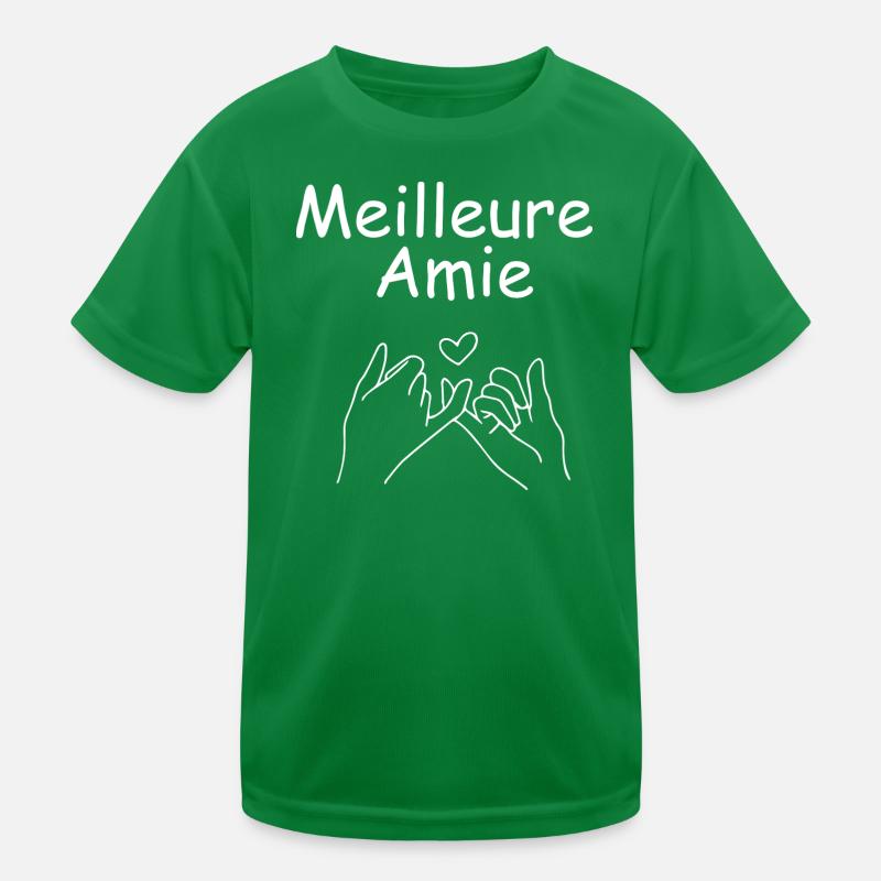 Bester Freund Herz und Hand Kinder Funktions-T-Shirt