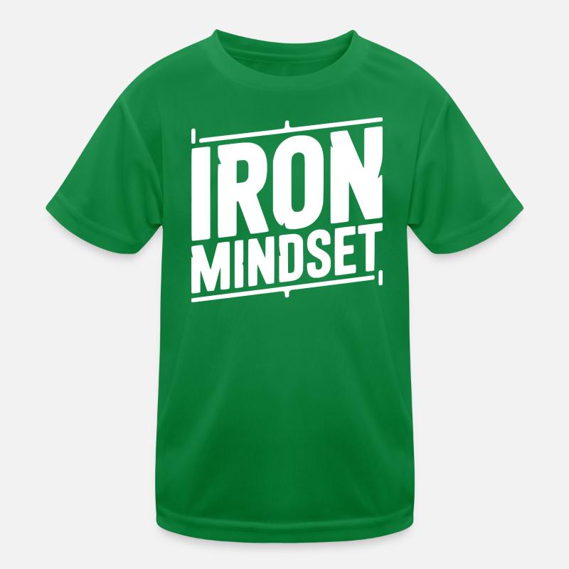 Eiserne Denkweise Kinder Funktions-T-Shirt