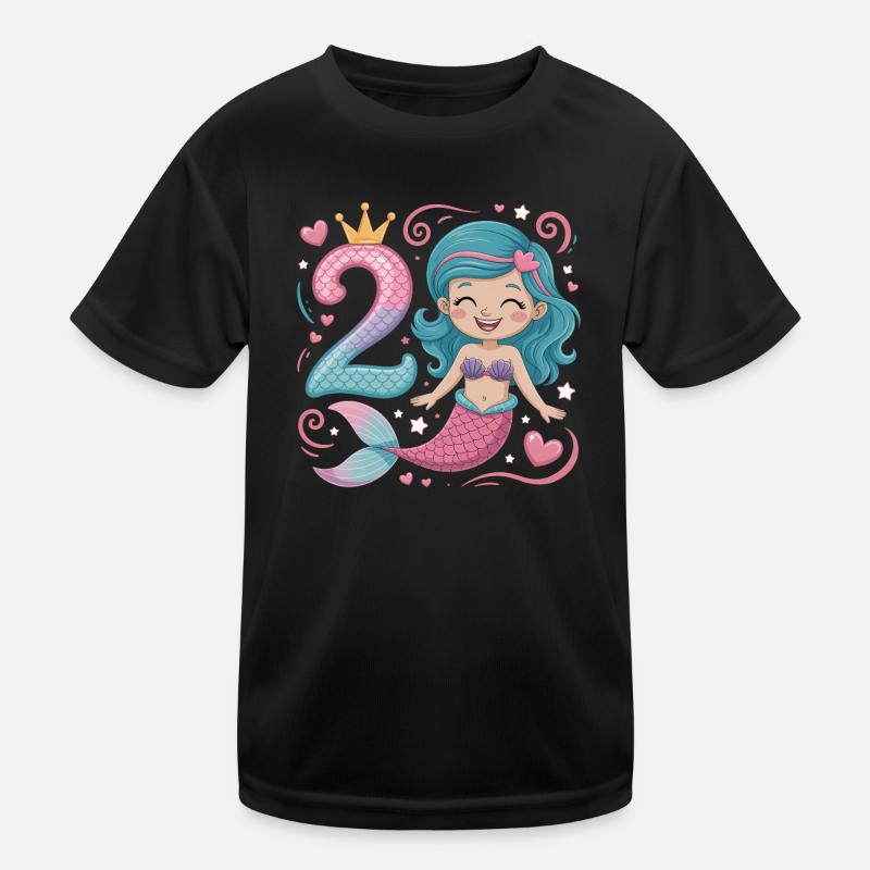 Sirène 2e anniversaire 2 ans T-shirt sport Enfant