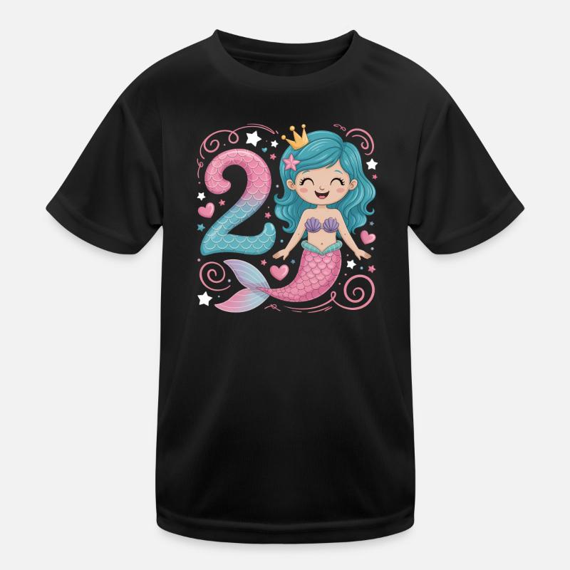 Sirène 2e anniversaire 2 ans T-shirt sport Enfant