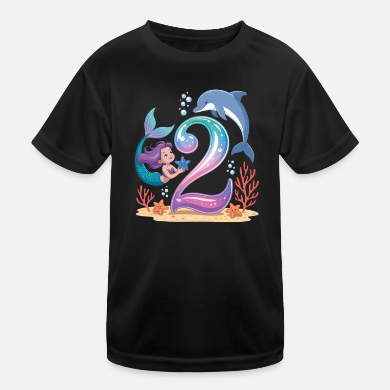 Sirène 2e anniversaire 2 ans T-shirt sport Enfant