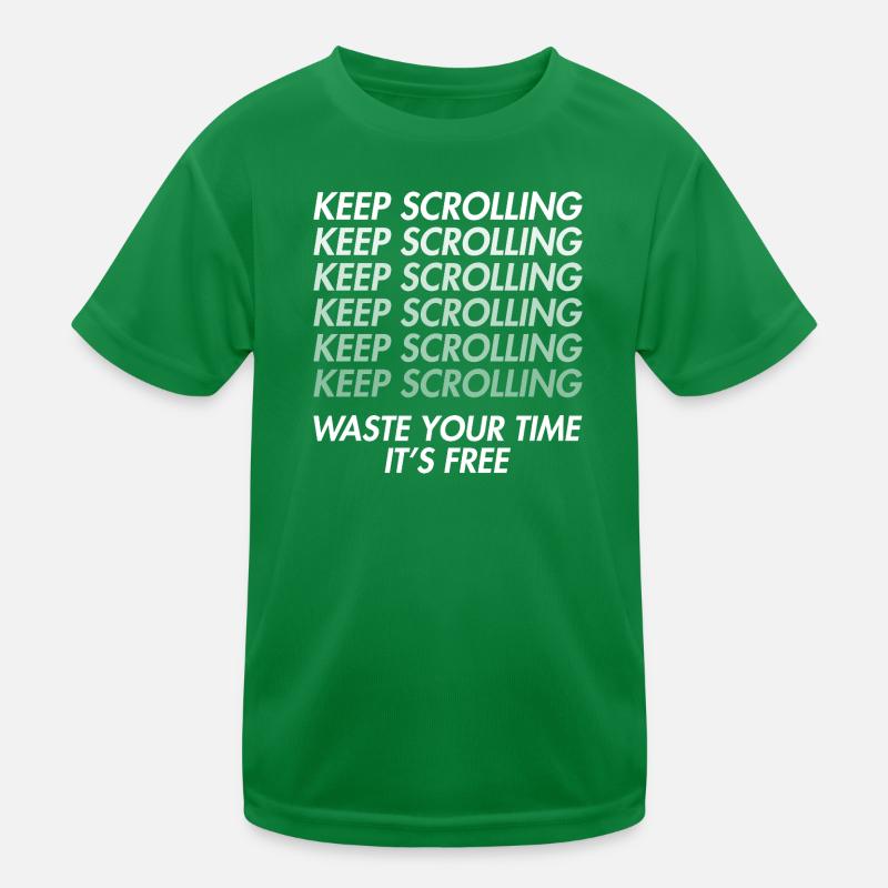 Défilement doomscrolling - Perte de temps T-shirt sport Enfant