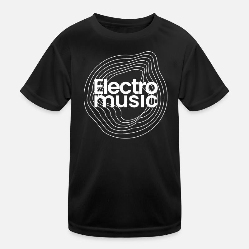 Electro music Pulse Logo Kids Functional T-Shirt