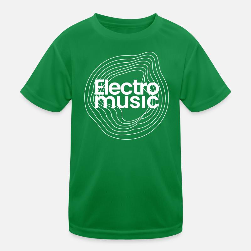 Electro music Pulse Logo Kids Functional T-Shirt