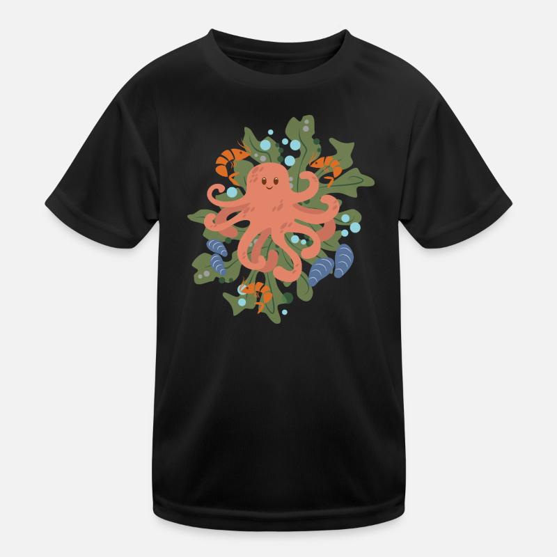 Octopus Kids Functional T-Shirt