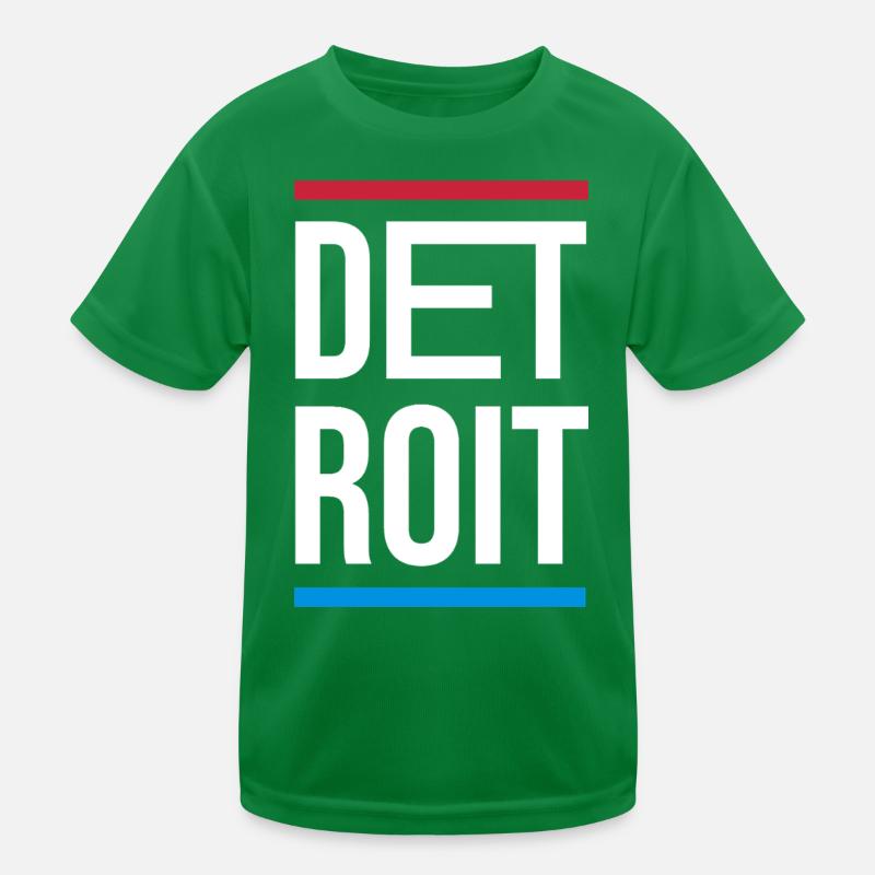 Conception du logo de la ville de Detroit T-shirt sport Enfant
