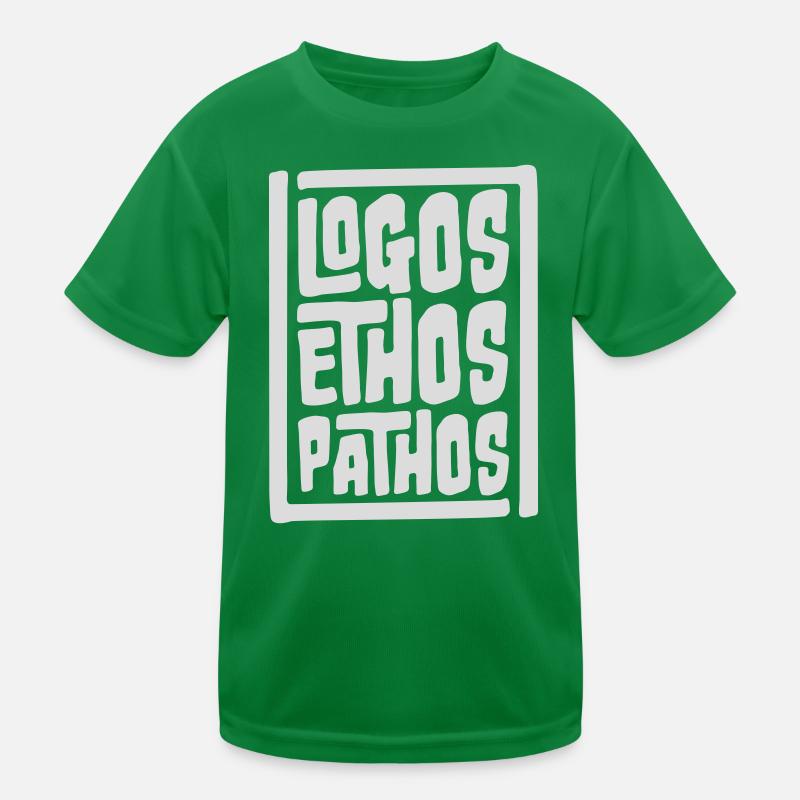 Logos Ethos Pathos Rhetorik Philosophie Student Kinder Funktions-T-Shirt