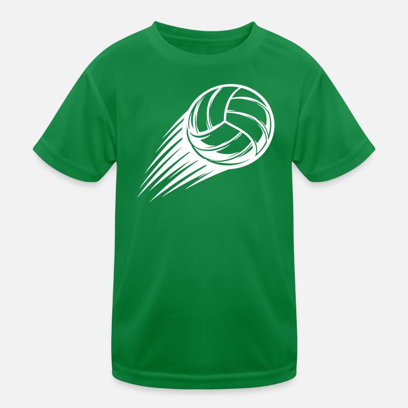 Volleyball Ball Kinder Funktions-T-Shirt