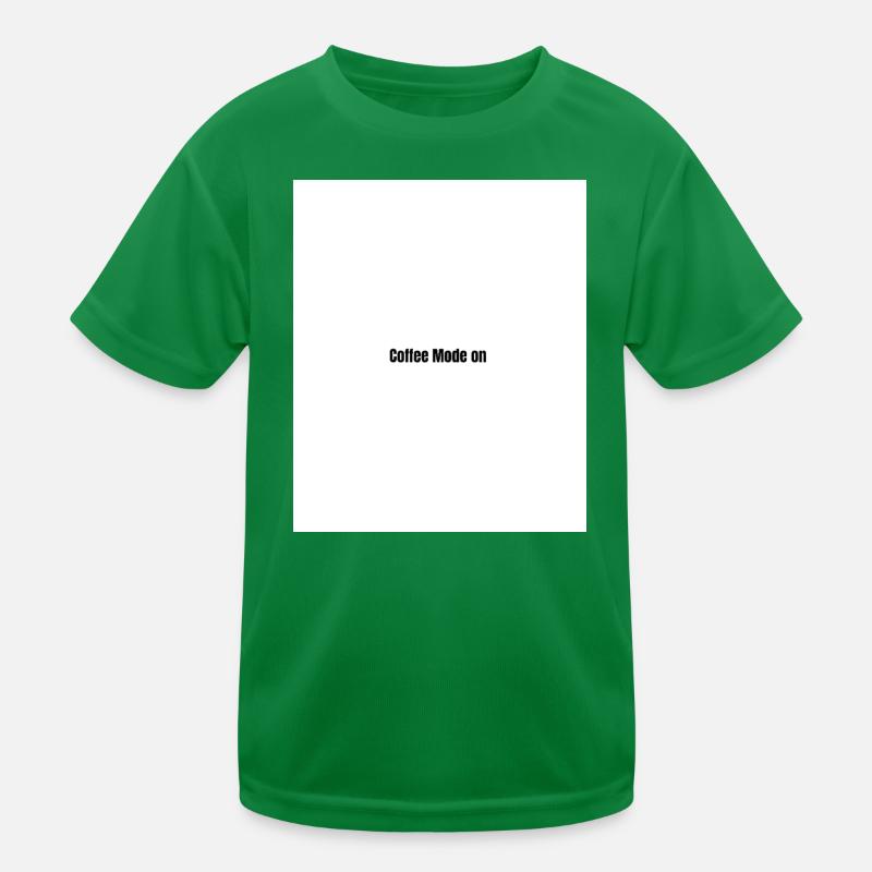 Kaffee Modus An Kinder Funktions-T-Shirt
