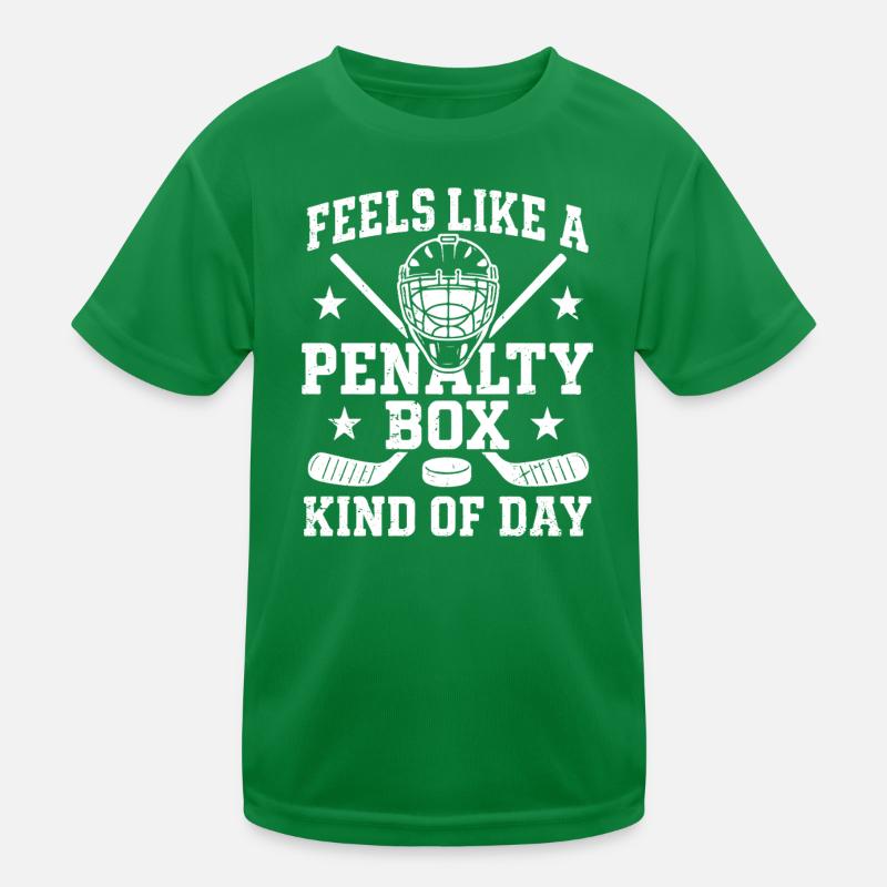 Hockey dans la boîte de réparation T-shirt sport Enfant