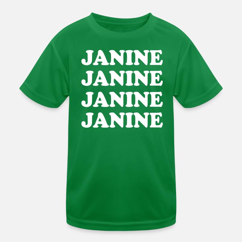 Cadeau pour Janine T-shirt sport Enfant