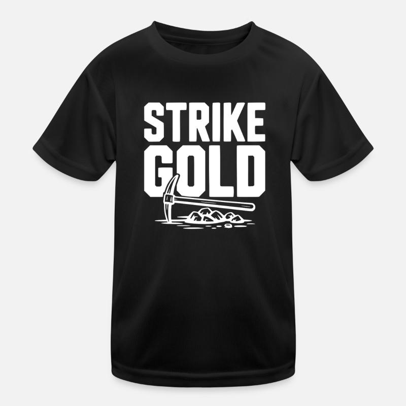 Strike Gold Kids Functional T-Shirt