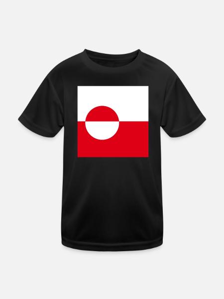 Greenland - Kids Functional T-Shirt - black - Front