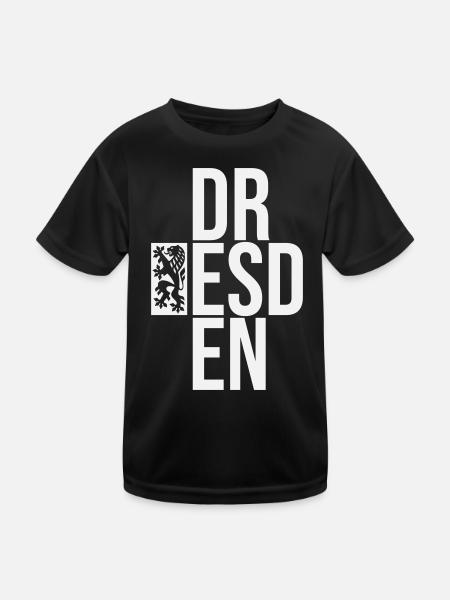 DR ESD EN - Kinder Funktions-T-Shirt - Schwarz