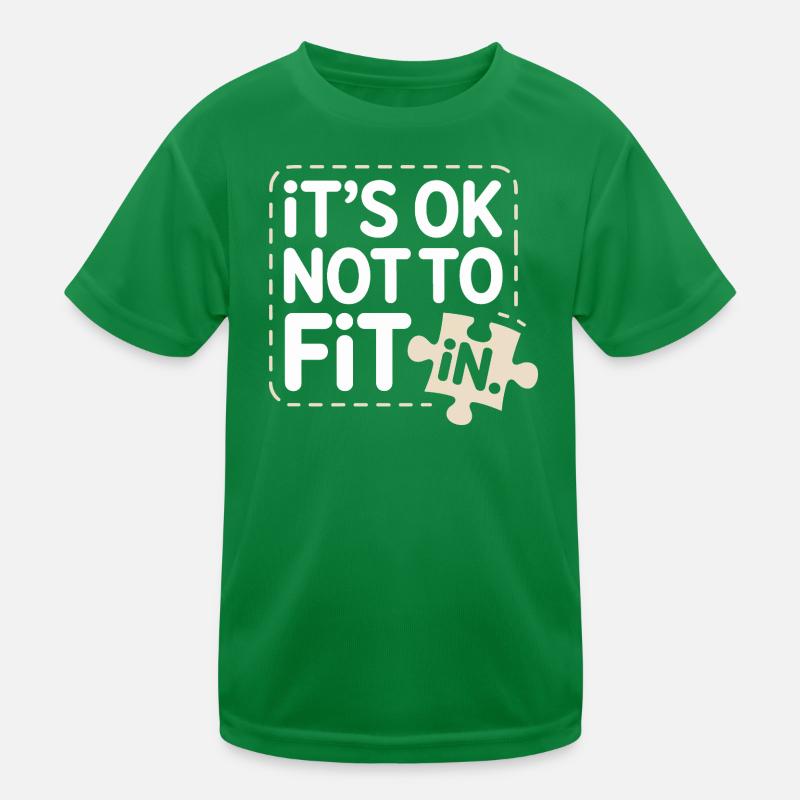 C’est normal de ne pas s’intégrer à la motivation de l’individualité T-shirt sport Enfant