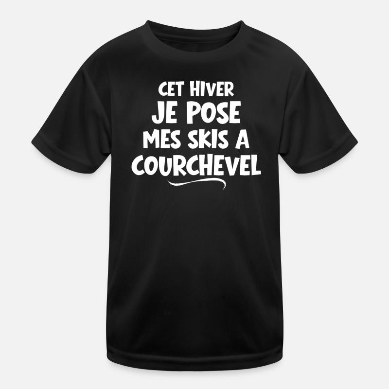 Skigebiet, Skigebiet Kinder Funktions-T-Shirt