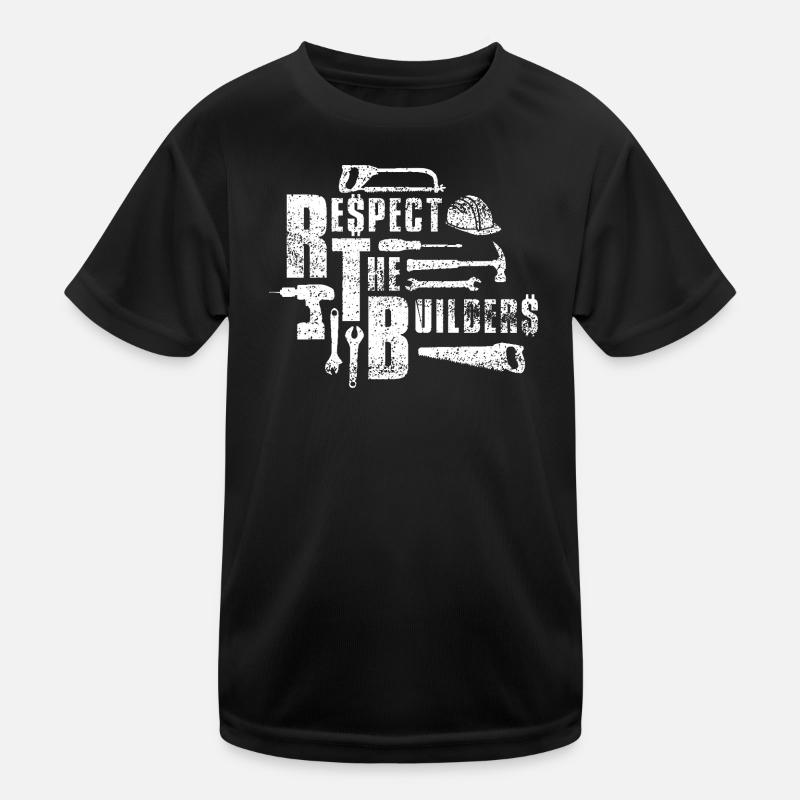 Respect the Builders Kids Functional T-Shirt