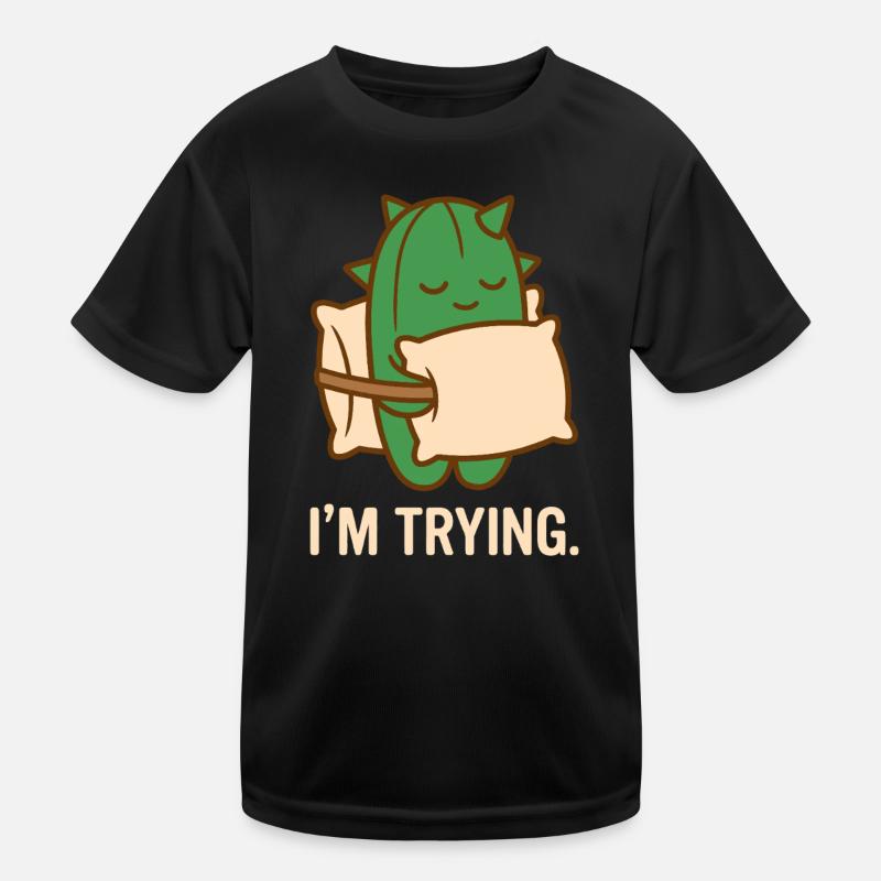 Stachelig, aber bemüht Kinder Funktions-T-Shirt