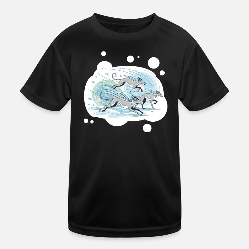 Windhunde Kinder Funktions-T-Shirt