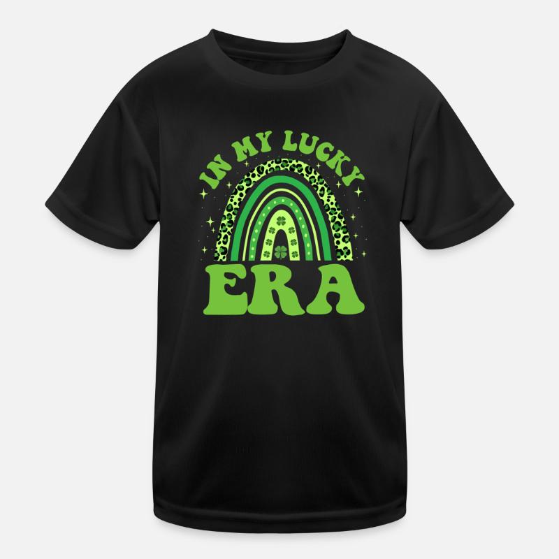 In My Lucky Era St Patrick’s St. Paddys Kids Functional T-Shirt