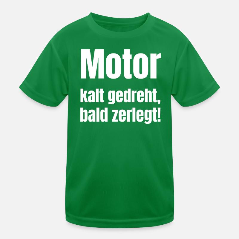 Cold Engine Saying Kids Functional T-Shirt